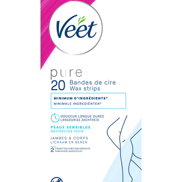 Veet Pure Cold Wax Strips 20 Stuks