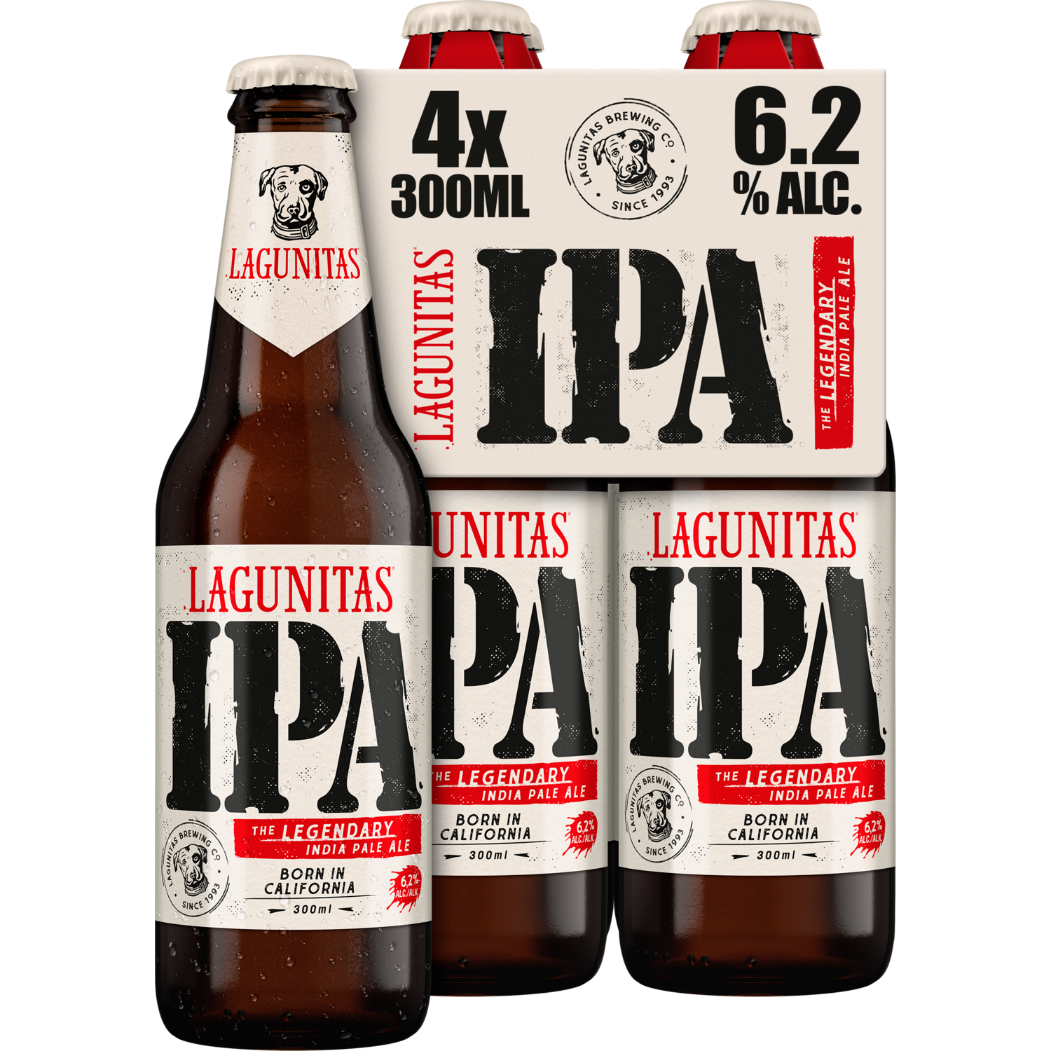 Lagunitas IPA Flessen 4 x 300 ml