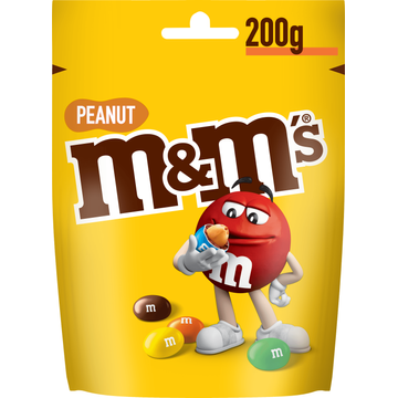 M&M'S Melk Chocolade Pinda Snoepjes Zak Middel