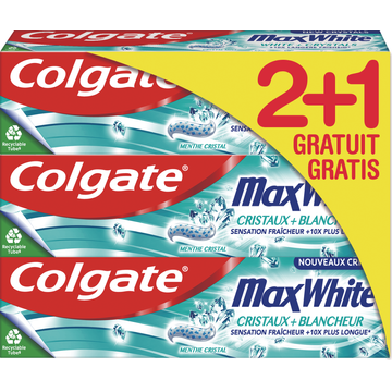 Colgate Max White Tandpasta Micro Kristallen 75 ml