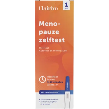 Clairivo Zelftest Menopauze 1 Stuks