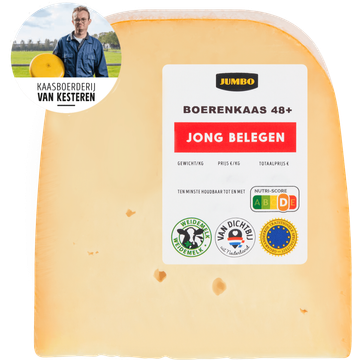 Jumbo Boerenkaas 48+ Jong Belegen Stuk ca. 447 g