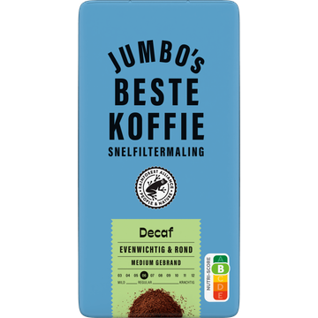 Jumbo's Beste Koffiebonen Decaf 500 g