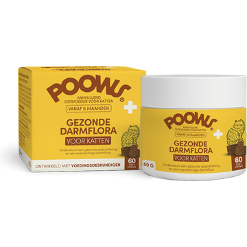 Poows Gezonde Darmflora voor Katten 60g