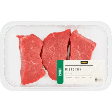 Jumbo Biefstuk 3 Stuks ca. 390 g
