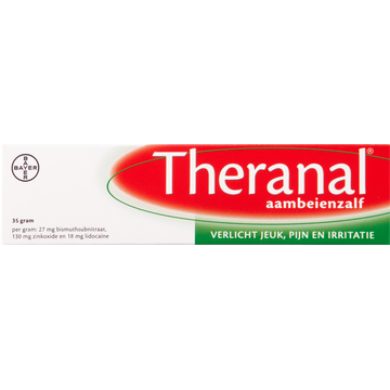 Theranal Aambeienzalf, verlicht pijn, jeuk en irritatie bij aambeien, 35 gram