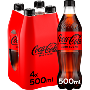 Coca-Cola Zero Sugar 4 x 500 ml