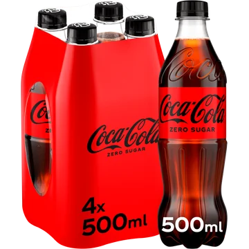 Coca-Cola Zero Sugar 4 x 500 ml