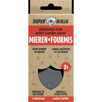 Super Ninja Mierenlokdoos 2 Stuks