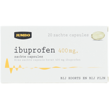Jumbo Ibuprofen 400mg Capsule 20 Stuks