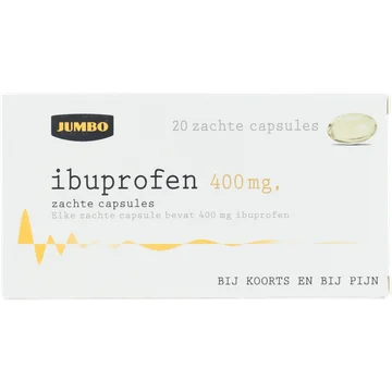 Jumbo Ibuprofen 400mg Capsule 20 Stuks