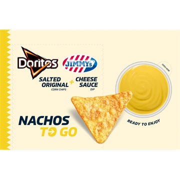 Doritos Nachos to Go Salted & JIMMY’s Cheese 190g