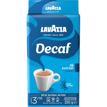 Lavazza Caffè Dek Classico (decaf) gemalen / filterkoffie 250 g
