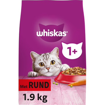 Whiskas Adult Kattenbrokken Rund zak 1,9 Kg