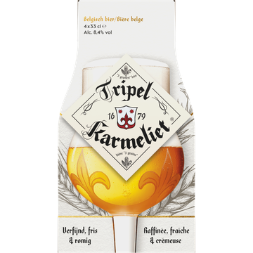Tripel Karmeliet Bier Flessen 4 x 33 cl