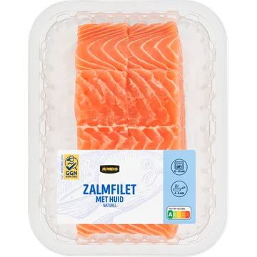 Jumbo Zalmfilet met Huid Naturel ca. 270 g