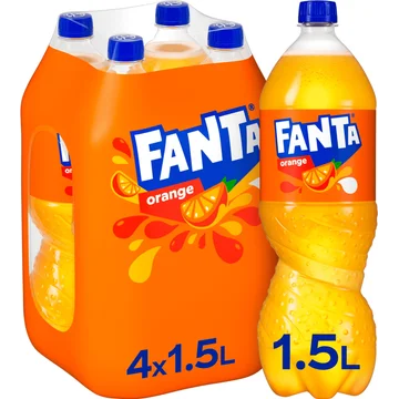 Fanta Orange Frisdrank 4 x 1,5 L