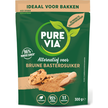 Pure Via Alternatief voor Bruine Basterdsuiker 300 g