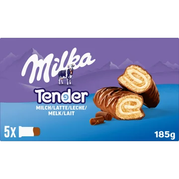Milka Tender Chocolade Rolcake Melk 5 x 37 g