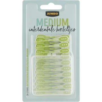 Jumbo Interdentale Borsteltjes Medium 50 Stuks