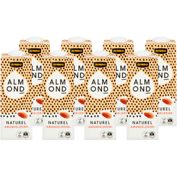 Jumbo Amandeldrink Naturel 8 x 1 L