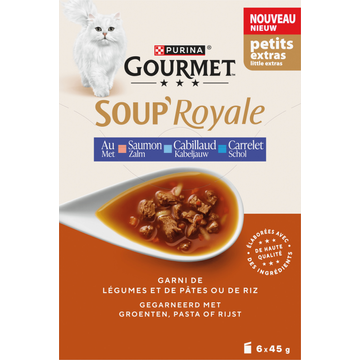 Gourmet Soup Royale met Zalm, 6x45g Zakjes