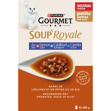 Gourmet Soup Royale met Zalm, 6x45g Zakjes