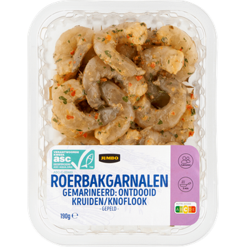 Jumbo Roerbakgarnalen Gemarineerd 190 g