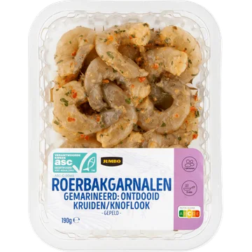 Jumbo Roerbakgarnalen Gemarineerd 190 g