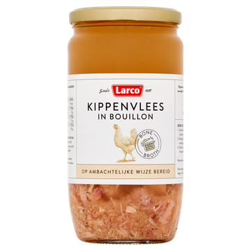 Larco Kippenvlees in Bouillon 800 ml