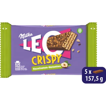 Milka LEO Crispy Choco (5x31g) 155g