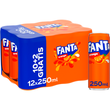 Fanta Orange 10+2 Gratis 12 x 250 ml
