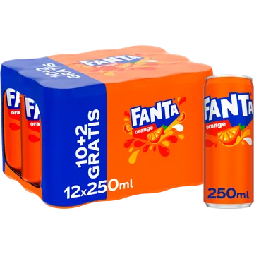 Fanta Orange 10+2 Gratis 12 x 250 ml
