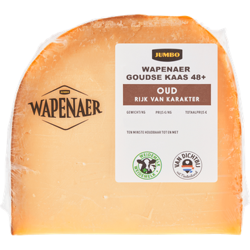 Wapenaer Goudse Kaas Oud 48+ Stuk ca. 386 g