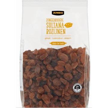 Jumbo Zongedroogde Sultana Rozijnen 750 g