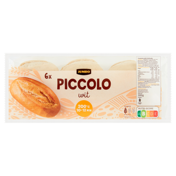 Jumbo Piccolo Wit 6 Stuks 300 g