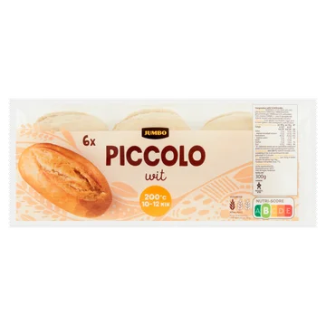 Jumbo Piccolo Wit 6 Stuks 300 g