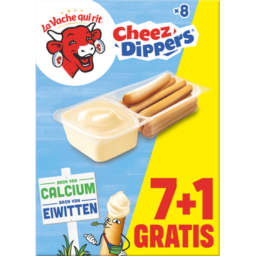 La Vache qui rit Cheez Dippers 7+1 Gratis 8 x 35 g 