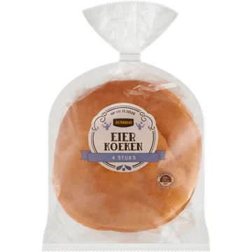 Jumbo Eierkoeken 4 Stuks