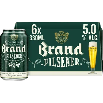 Brand Pilsener Bier Blik 6 x 330ml