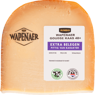 Wapenaer Goudse Kaas 48+ Extra Belegen Stuk ca. 393 g