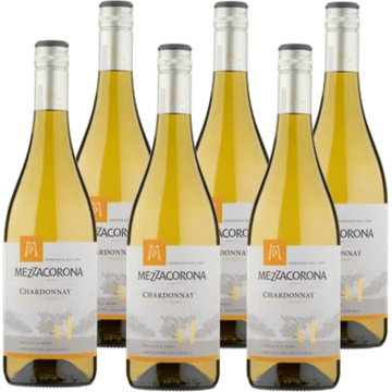 Mezzacorona - Chardonnay - 6 x 750 ML - zonder doos
