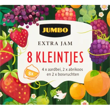 Jumbo Extra Jam Kleintjes 8 x 25 g