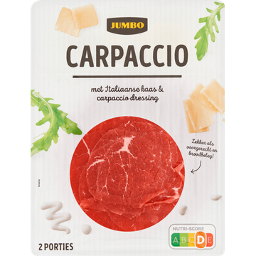 Jumbo Carpaccio met Italiaanse Kaas & Dressing 120 g