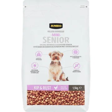 Jumbo Hondenbrokken Mini Adult Kip & Rijst 1,5 kg