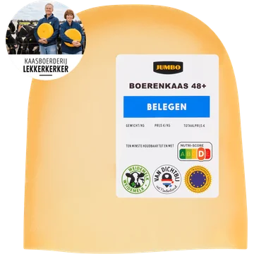Jumbo Boerenkaas 48+ Belegen Stuk ca. 450 g