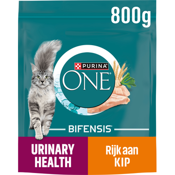 PURINA® ONE Urinary Health Rijk aan Kip kattenvoer 800 gr