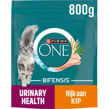 PURINA® ONE Urinary Health Rijk aan Kip kattenvoer 800 gr