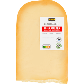 Jumbo Goudse Kaas 48+ Jong Belegen Stuk ca. 600 g