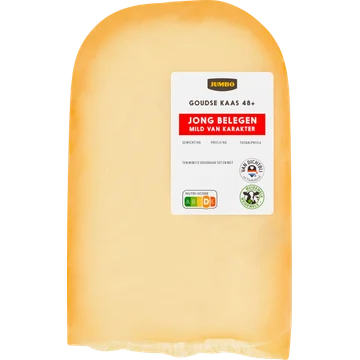 Jumbo Goudse Kaas 48+ Jong Belegen Stuk ca. 600 g